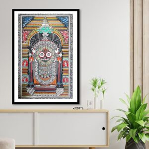 Hand Painted Pattachitra painting of Lord Jagannath