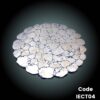 Pyrite semi precious stone Corner Table top