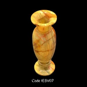 Yellow Marble Vase for home décor