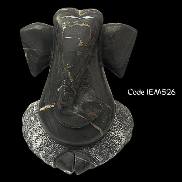 Traditional Ganesha statue in Haveli Black Marble