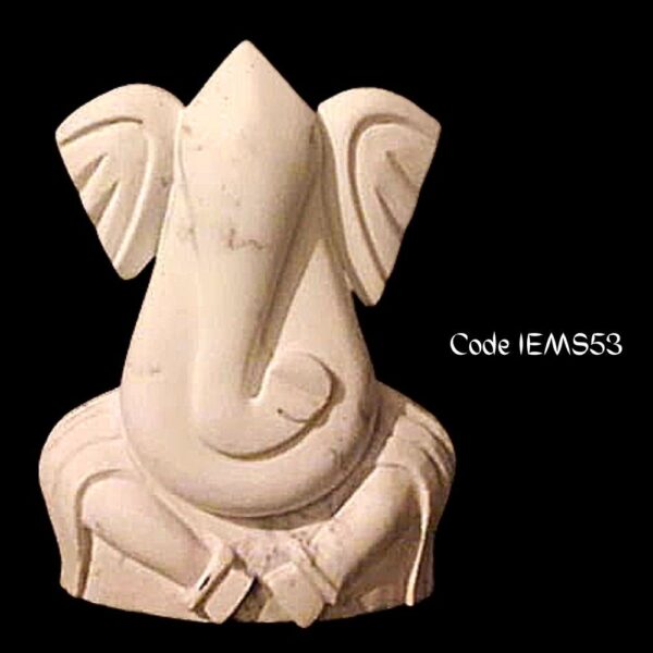 Traditional marble statue of Ganesha in Italian Marble