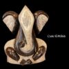 GANESHA IN HAVELI BLACK MARBLE