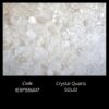 CRYSTAL QUARTZ SEMI PRECIOUS STONE SLAB SOLID