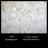 CRYSTAL QUARTZ SEMI PRECIOUS STONE SLAB