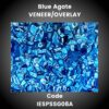 BLUE AGATE SEMI PRECIOUS STONE SLAB