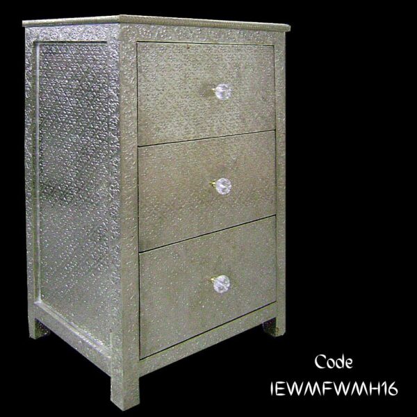 White Metal Storage Cabinet Narrow width