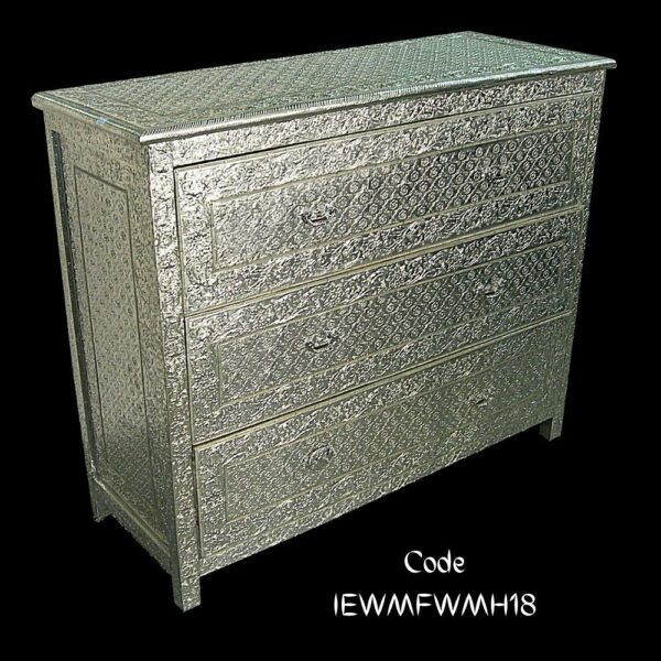 White Metal storage Cabinet