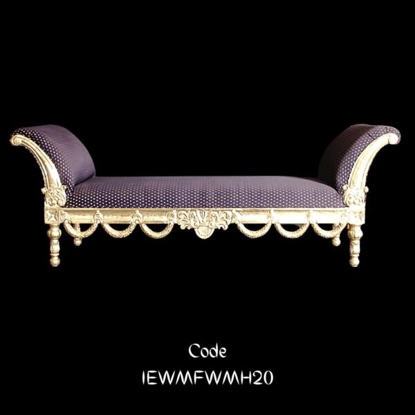 ILIZIENCRAFT’S SILVER FURNITURE LUXURY SETTEE WITH TRADITIONAL RAJASTHANI MOTIF