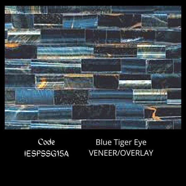 BLUE TIGER EYE SEMI PRECIOUS STONE SLAB