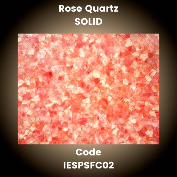 ROSE QUARTZ SEMI PRECIOUS STONE SLAB SOLID