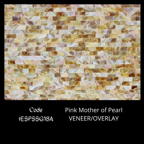 PINK MOTHER OF PEARL SEMI PRECIOUS STONE SLAB