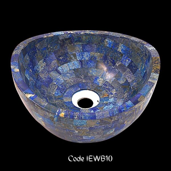 Lapis Lazuli Semi Precious Stone Wash Basin