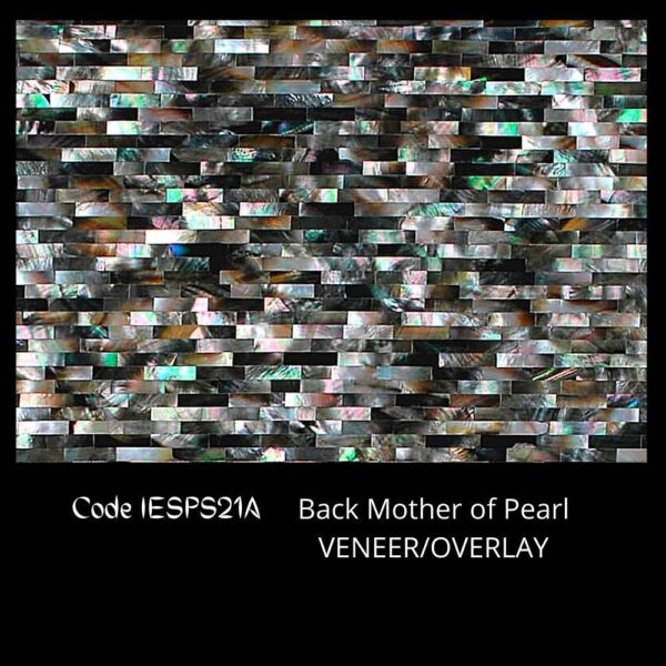 BLACK MOTHER OF PEARL SEMI PRECIOUS STONE SLAB