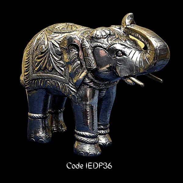 Home Décor Ornamental white metal Elephant