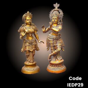 Home Décor Statue Radha Krishna in Bronze