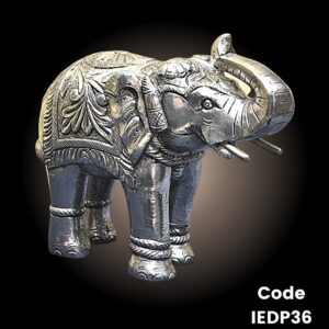 Home Décor Ornamental white metal Elephant