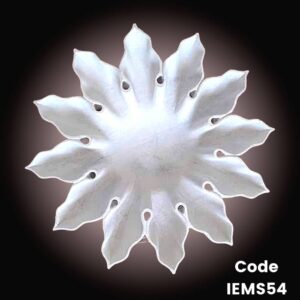 Contemporary marble sculpture of Lotus in White Marble